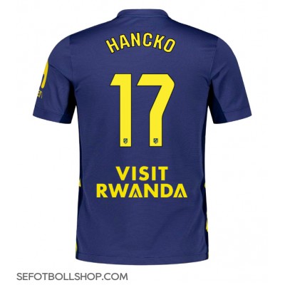 Billiga Atletico Madrid David Hancko #17 Borta fotbollskläder 2025-26 Kortärmad Billiga Atletico Madrid David Hancko #17 Borta fotbollskläder 2025-26 Kortärmad